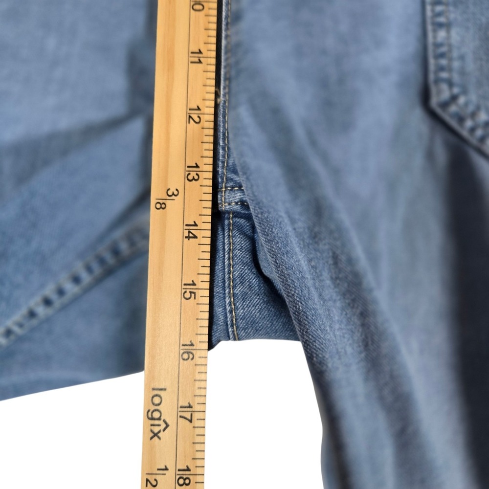 Old Navy OG Chino Blue Jeans Womens XL Tall High Rise Cropped Denim - Picture 4 of 9